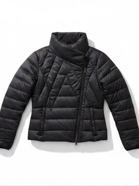 Bebe Quilted Puffer Down Filled Hooded Jacket Women’s Size XS Black